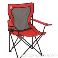 (4) COLEMAN Broadband Camping Folding Quad Chairs w/ Mesh Back & Transport Bag   